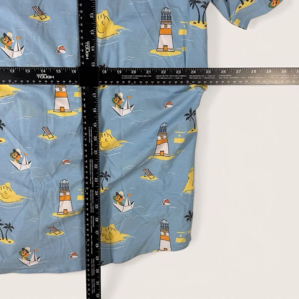 Reyn Spooner Disney Parks Shirt Men XL Old Key West Resort Orange Bird Aloha - Picture 8 of 8